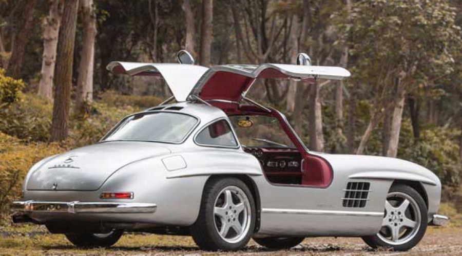 Mercedes Benz 300SL Gullwing AMG Resto Mod to be offered by RM Auctions in Monaco